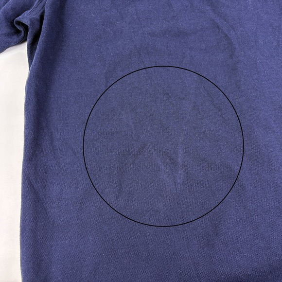 NWT Kenneth Cole L/S Knit Pique Button Up Shirt Mens Sz L Navy Blue Light Weight - Picture 7 of 16